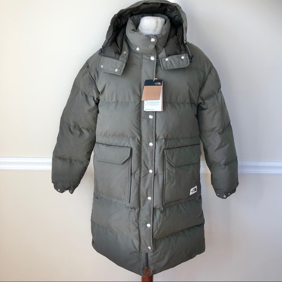 The North Face Sierra Down Parka Taupe Green NWT - Picture 5 of 16